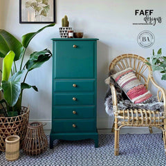 Dixie Belle Midnight Green Silk vopsea mobila 473 ml verde mat