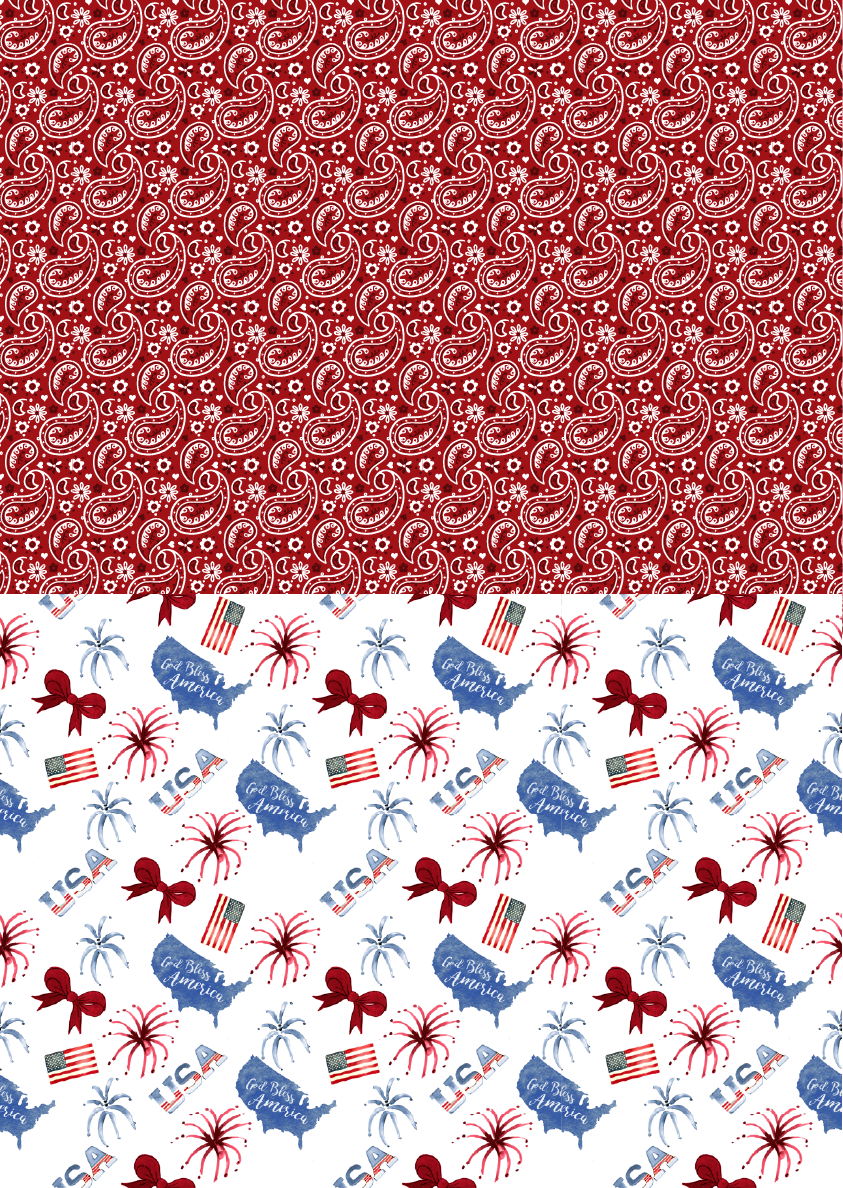 Dixie Belle All-American kit DIY stele lemn patriotic cu vopsea