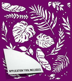Dixie Belle Botanical sablon serigrafie 20x23 cm set 3 bucati