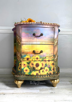 Dixie Belle Belles and Whistles Sunflower Sunset A1 hârtie decoupage
