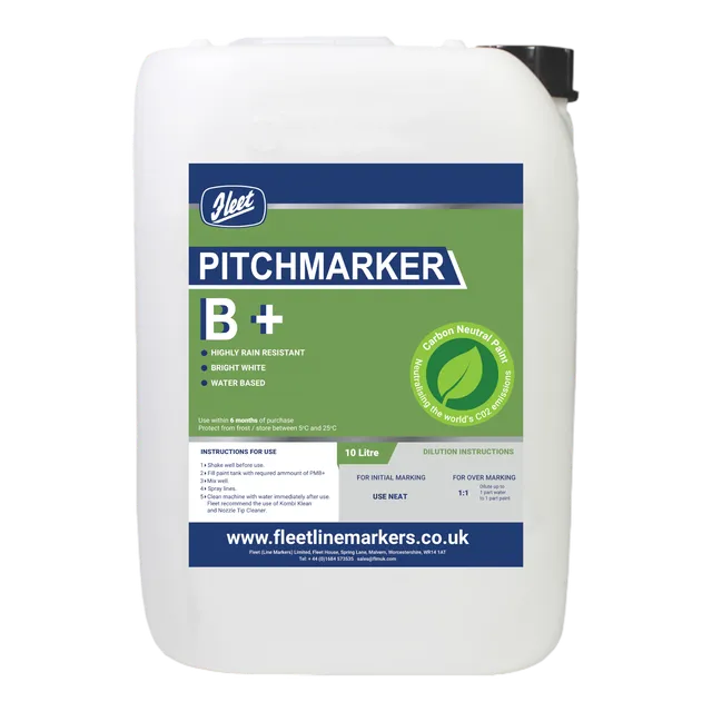 Fleet Pitchmarker B Plus vopsea marcaj 10 litri alba