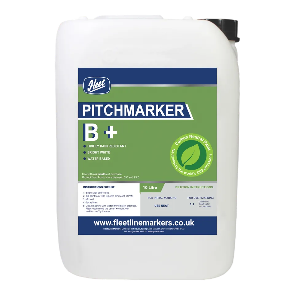 Fleet Pitchmarker B Plus vopsea marcaj 10 litri alba
