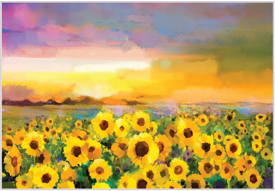 Dixie Belle Belles and Whistles Sunflower Sunset A1 hârtie decoupage