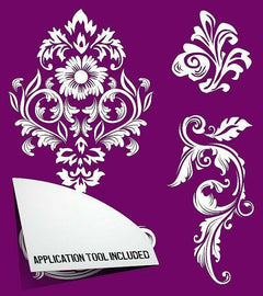 Dixie Belle Floral sablon serigrafie 3 buc 20x23 cm