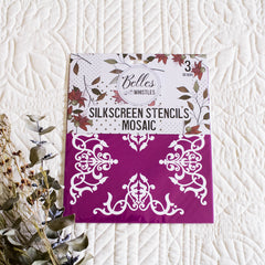 Dixie Belle Mosaic sablon serigrafie 20x23 cm model