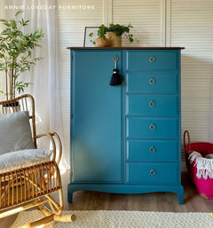 Dixie Belle Antebellum Blue vopsea cretă teal 473 ml