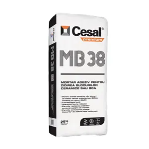Cesal MB 38 mortar zidărie BCA sac 25 kg aderență mare