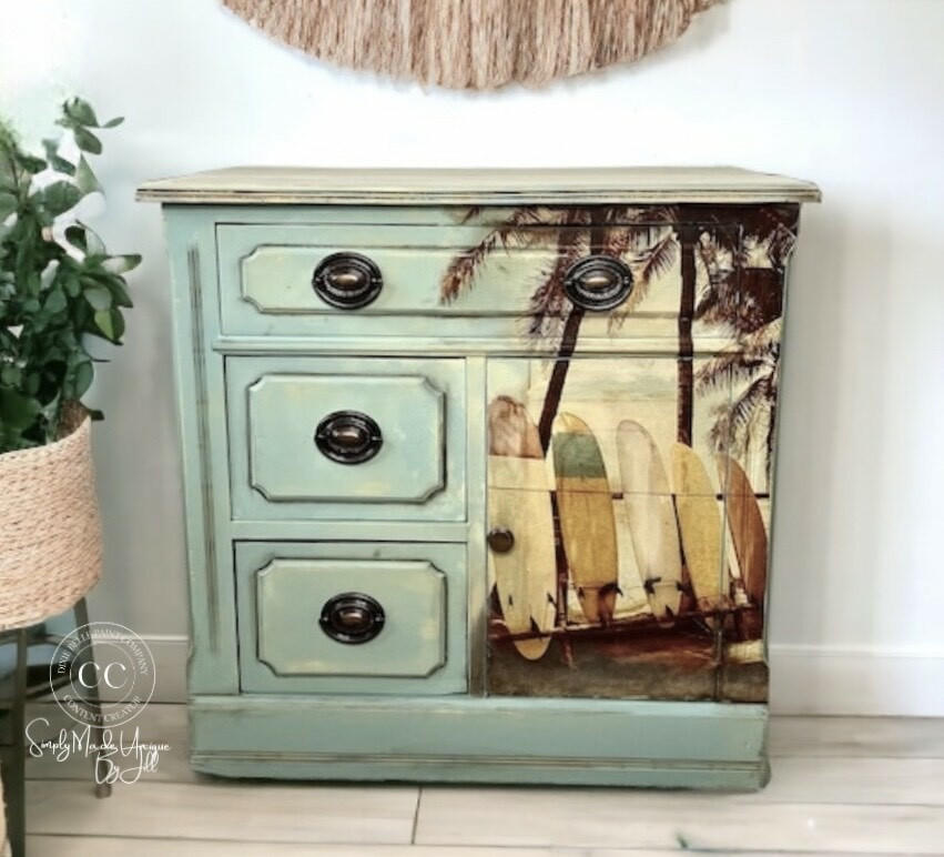 Dixie Belle Surfs Up hartie decoupage A1 coala mare