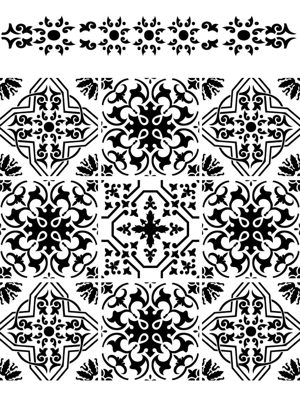 Dixie Belle Sonoma Art Tile sablon reutilizabil 35x45 cm