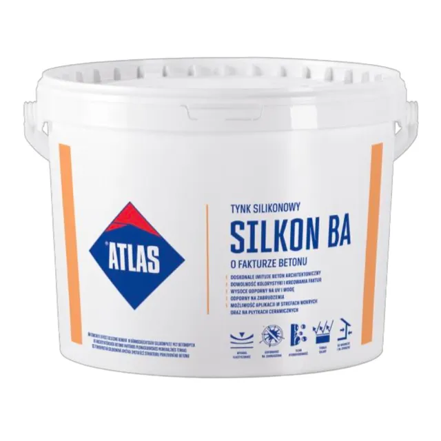 Atlas Silkon BA tencuială beton 20 kg