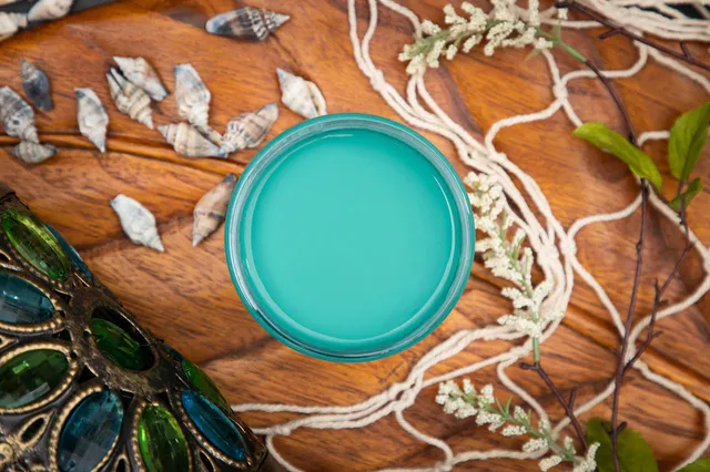 Vopsea creta Dixie Belle Mermaid Tail turcoaz 473 ml