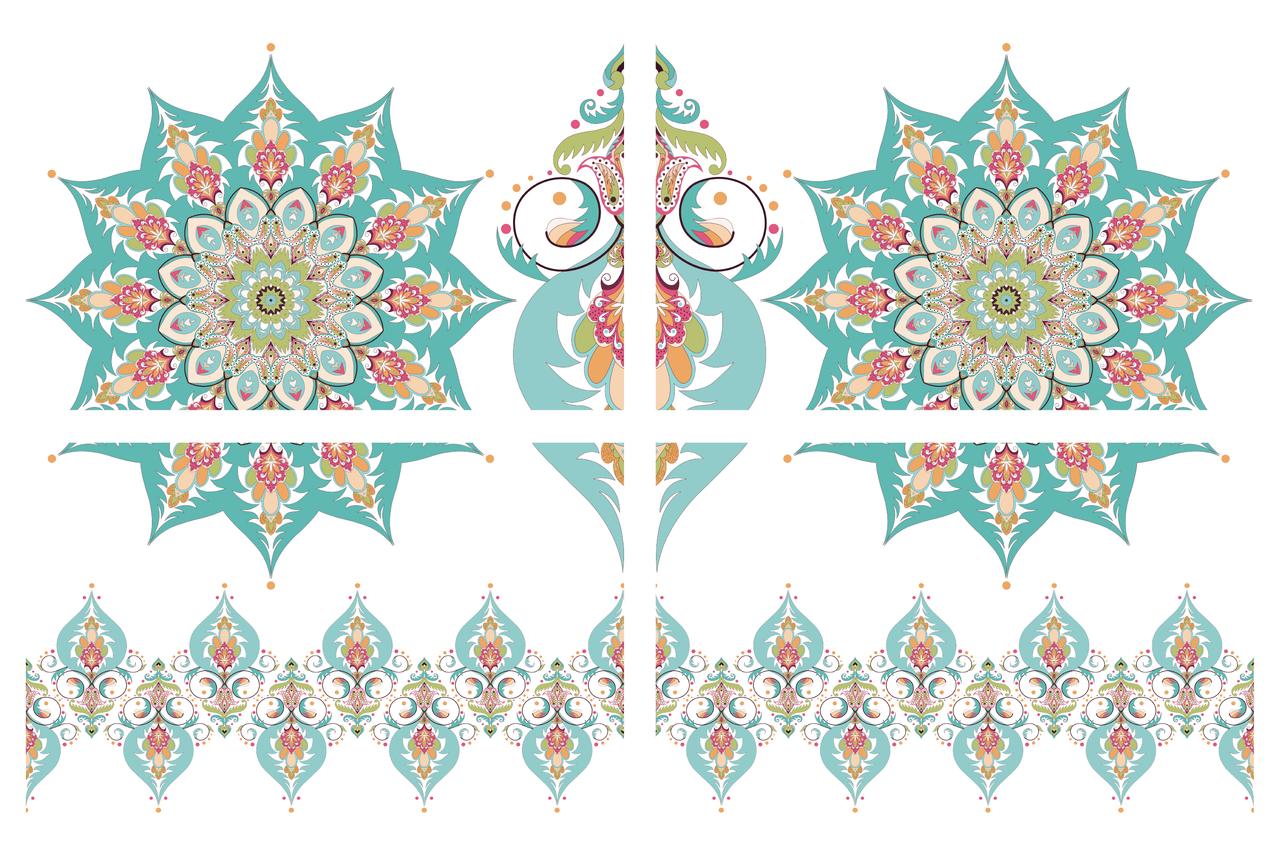 Dixie Belle Kaleidoscope transfer decorativ 61x94 cm multicolor