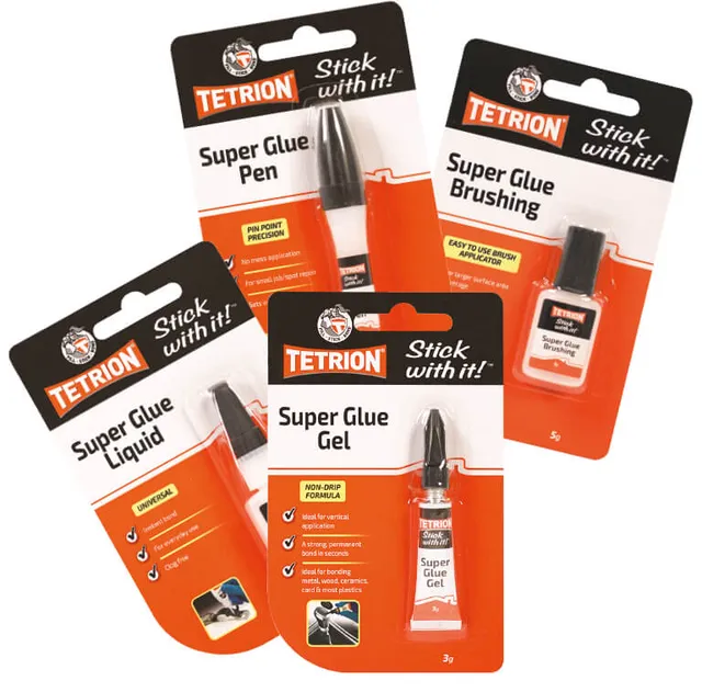 Tetrion Super Glue adeziv instant uz general