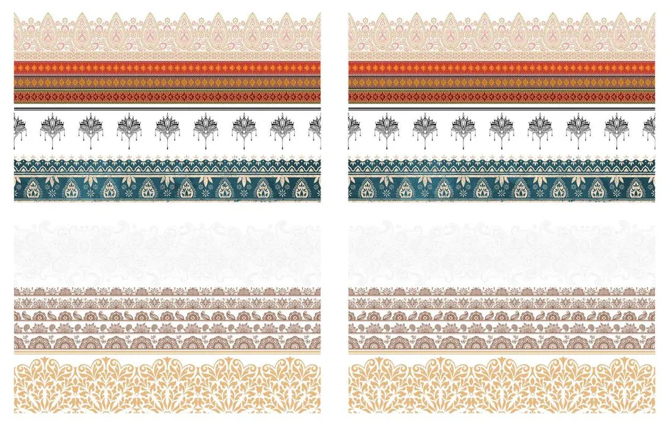 Dixie Belle Bohemian Dream transfer mobila 4 coli model boho