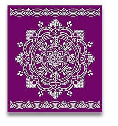 Dixie Belle Mandala sablon serigrafie 3 buc 20x23 cm
