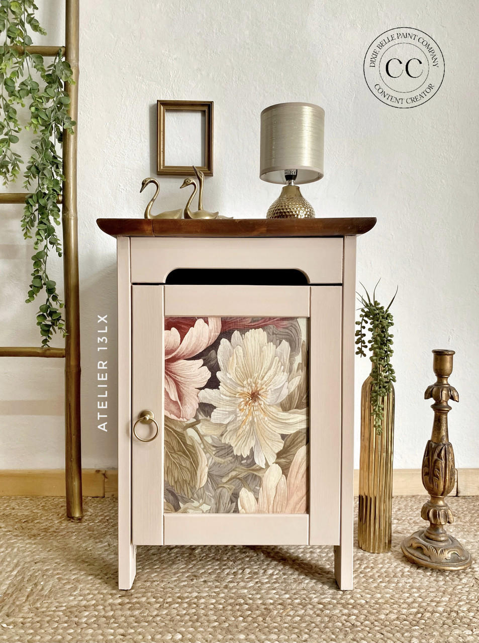 Dixie Belle Peaceful Peonies hartie orez A1 bujori 59x84 cm