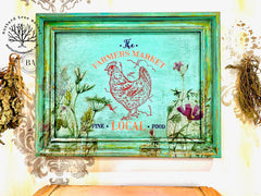 Dixie Belle Farmhouse sablon matase mobila 20x23 cm