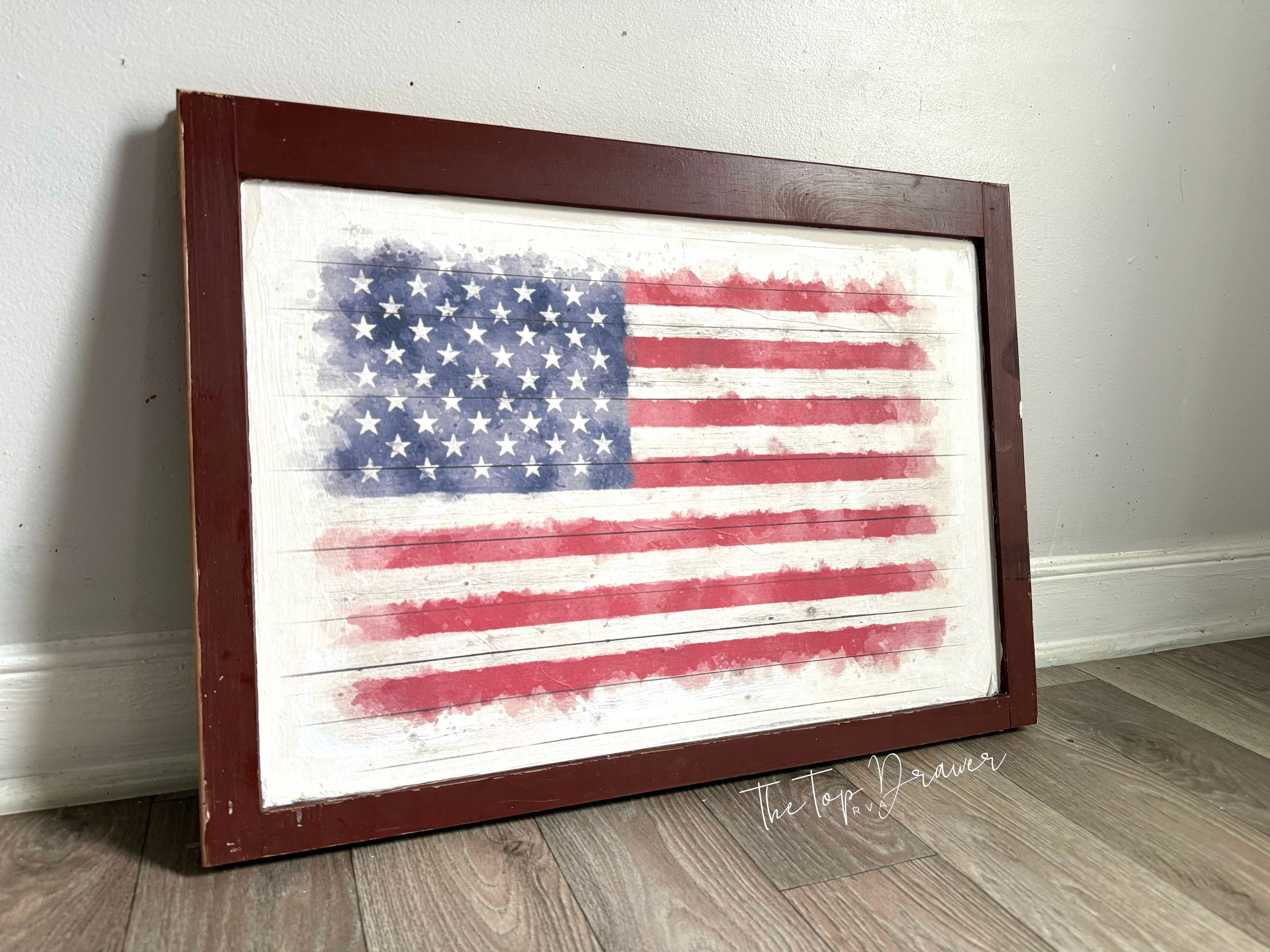 Dixie Belle America 250 hartie orez decoupage A2