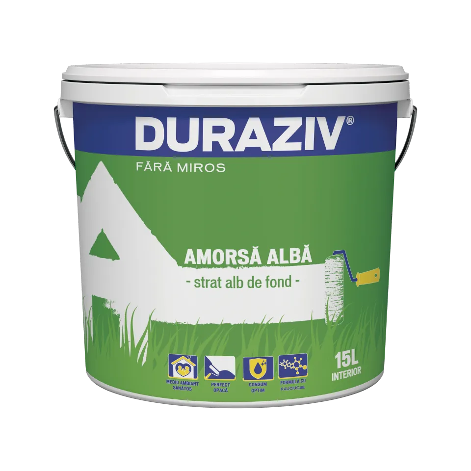 DURAZIV Fara Miros amorsa alba Kauciuc interior fara miros