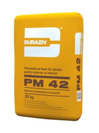 Duraziv PM 42 tencuiala ciment 8-30 mm mecanizata