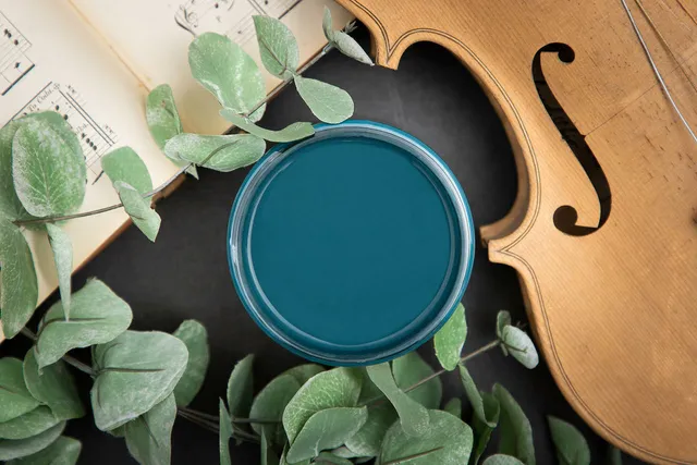 Dixie Belle Antebellum Blue vopsea cretă teal 473 ml