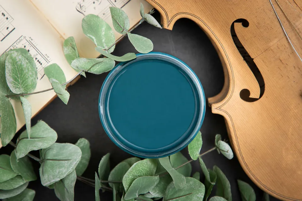 Dixie Belle Antebellum Blue vopsea cretă teal 473 ml
