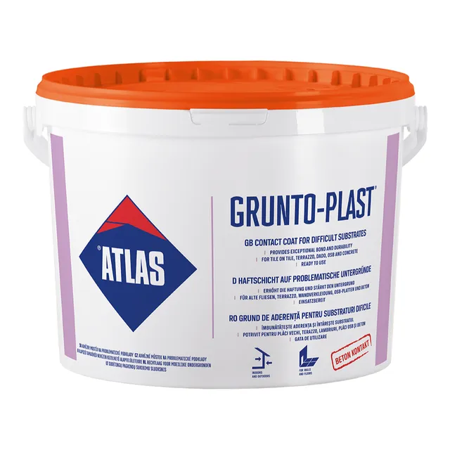 Atlas Grunto-Plast grund aderenta 20 kg suporturi dificile