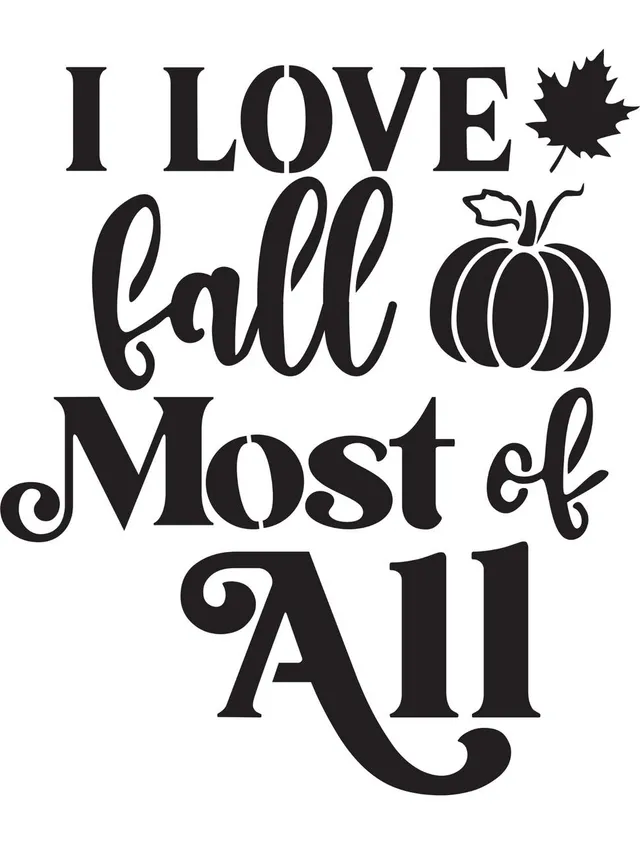 Dixie Belle Fall Love sablon pictura 28x32,5 cm