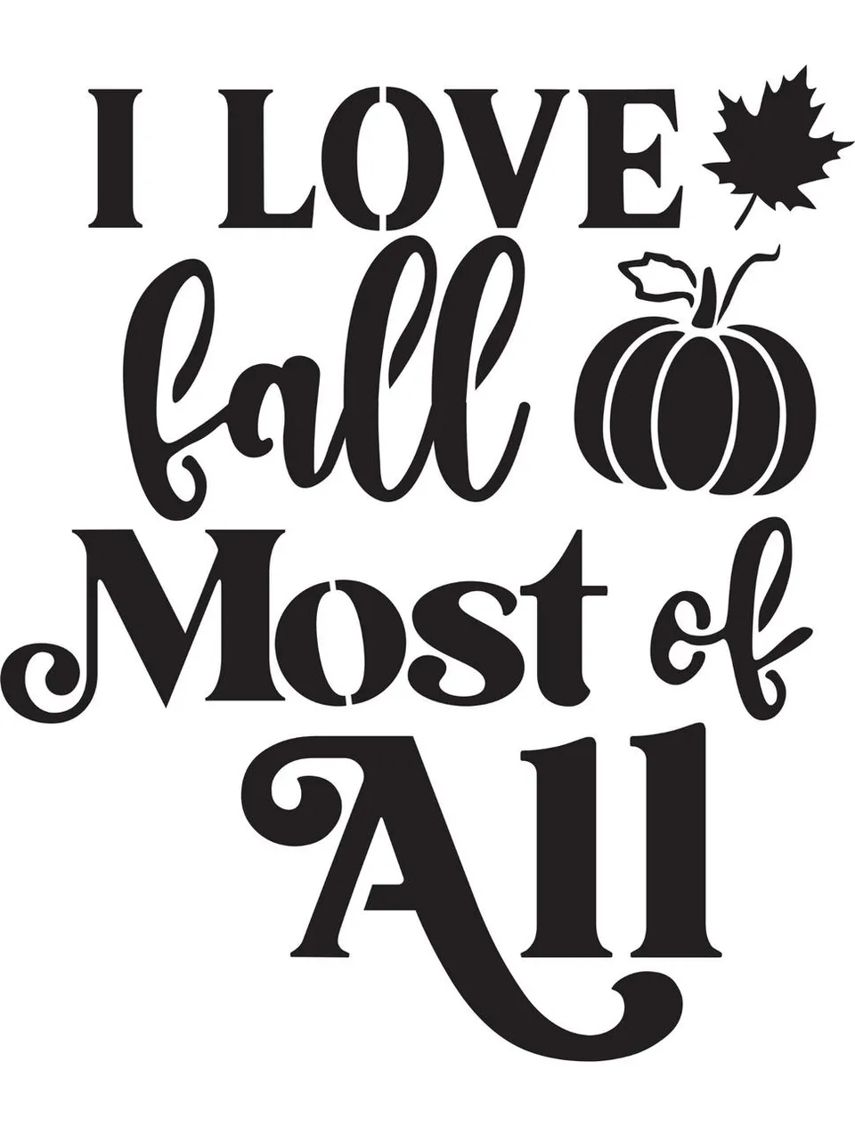 Dixie Belle Fall Love sablon pictura 28x32,5 cm