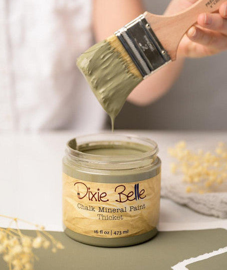 Dixie Belle Thicket vopsea creta verde muschi inchis