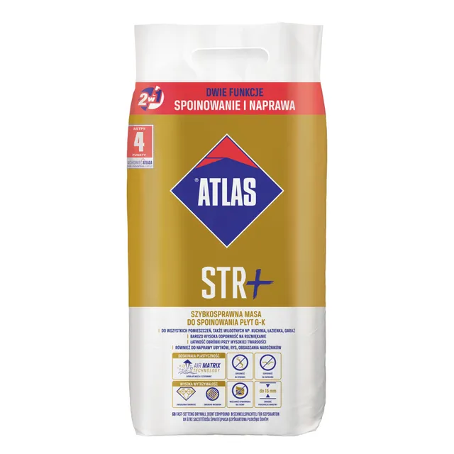 Atlas STR+ chit gips-carton fără bandă