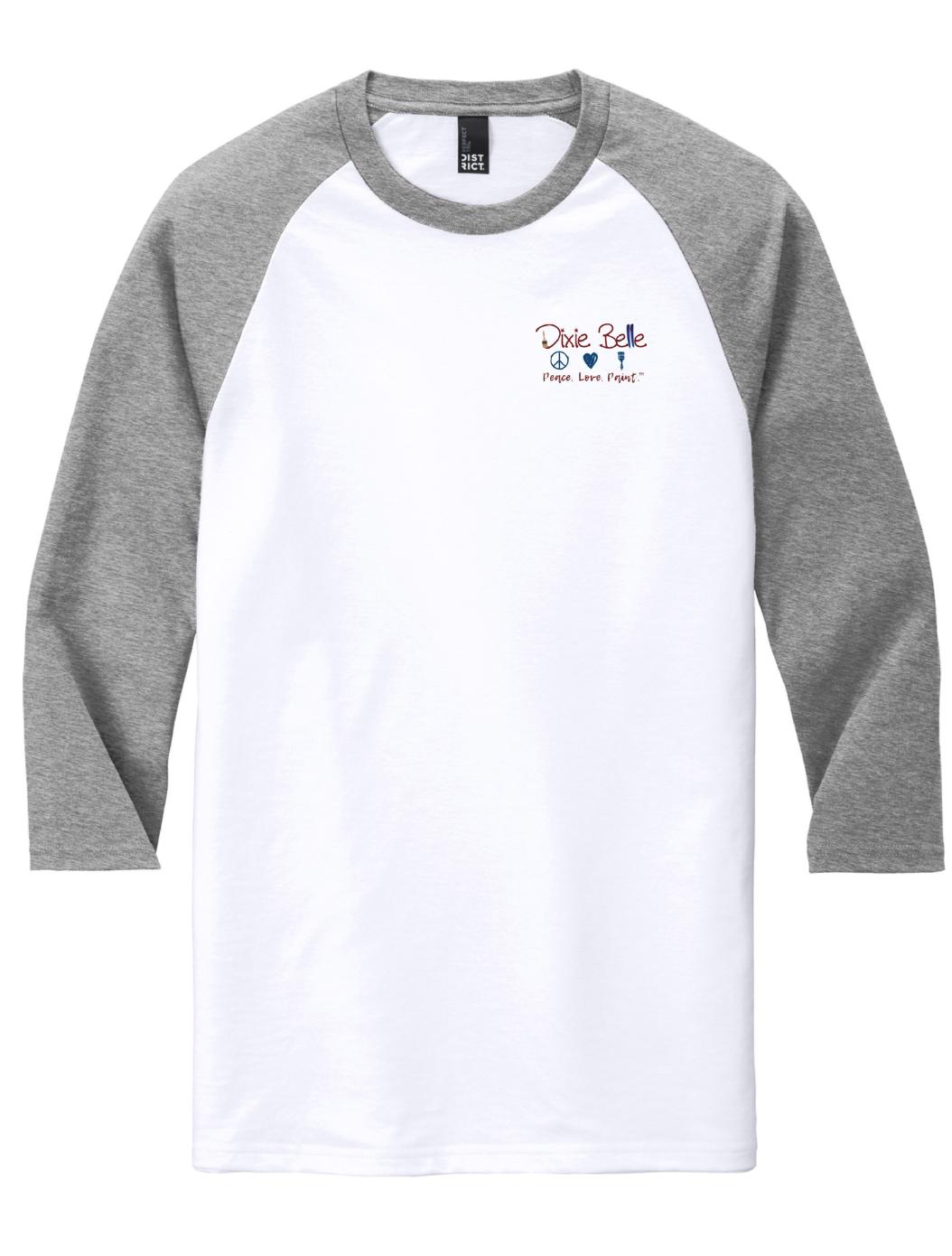 Dixie Belle DBP Baseball tricou raglan bumbac