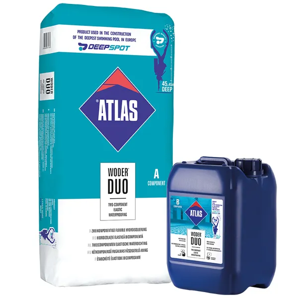 Atlas Woder Duo hidroizolatie bicomponenta elastica bai terase