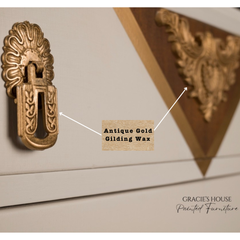 Dixie Belle Gilding Wax ceară aurie Gold efect metalic