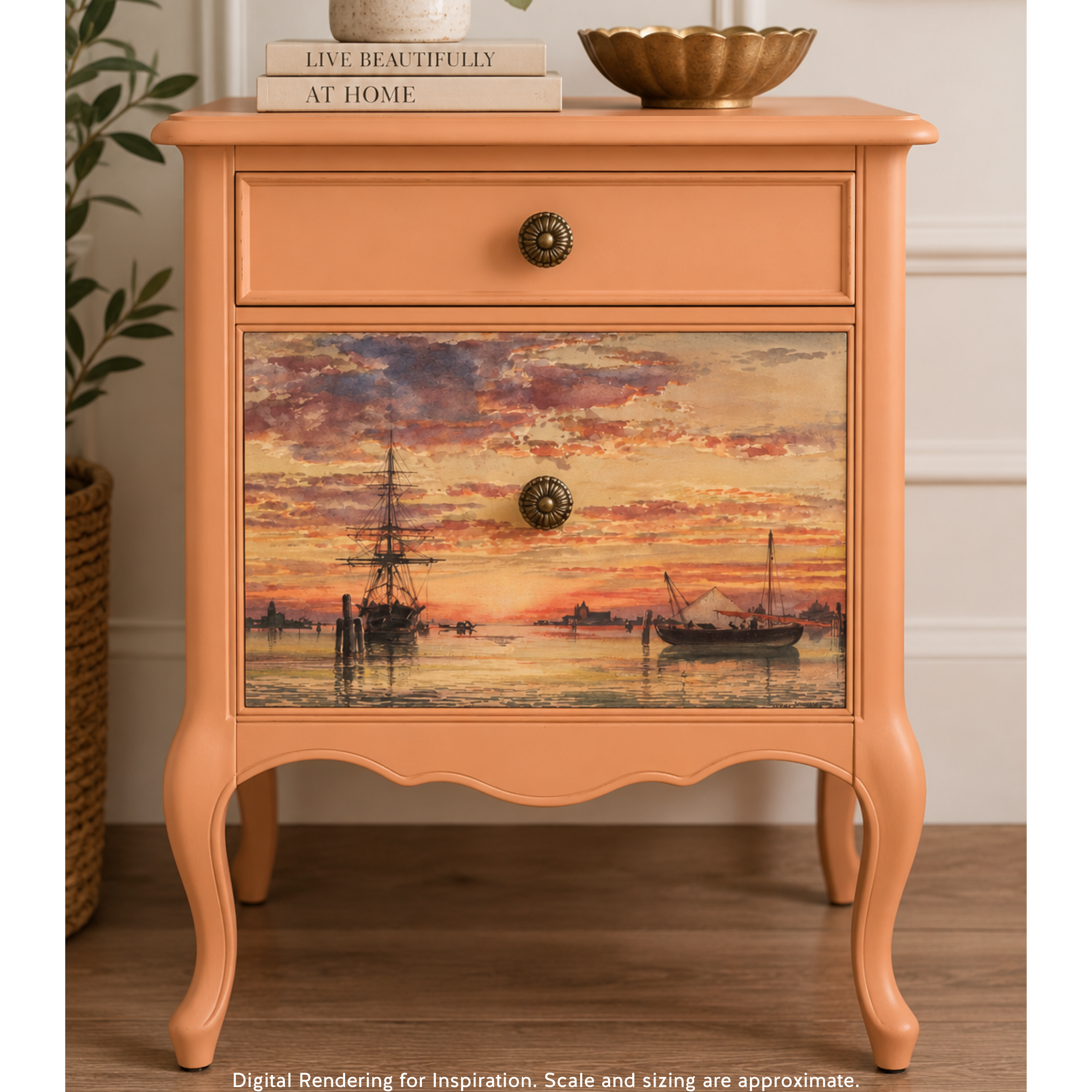 Dixie Belle Golden Voyage hartie orez A3 port apus