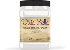 Dixie Belle Chalk Mineral Cotton vopsea cretă alb pur mat