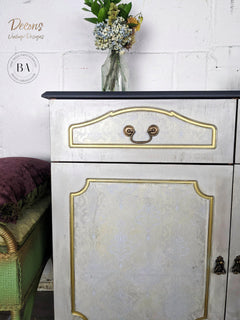 Dixie Belle Hi Ho Silver glaze decorativ argintiu