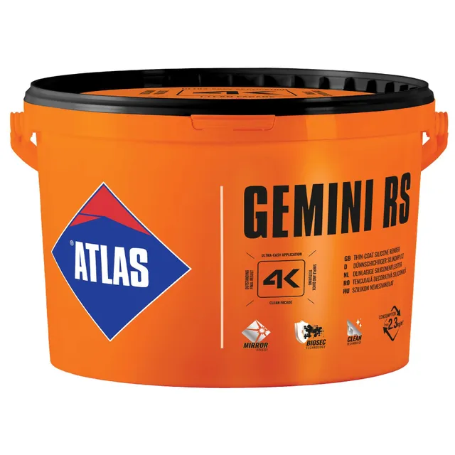Atlas Gemini RS tencuiala decorativa fatada 25 kg rezistenta