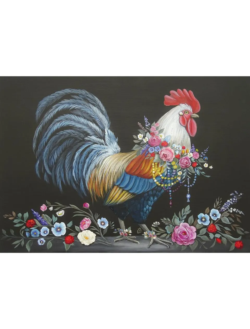 Dixie Belle Royal Rooster hartie orez decoupage cocos