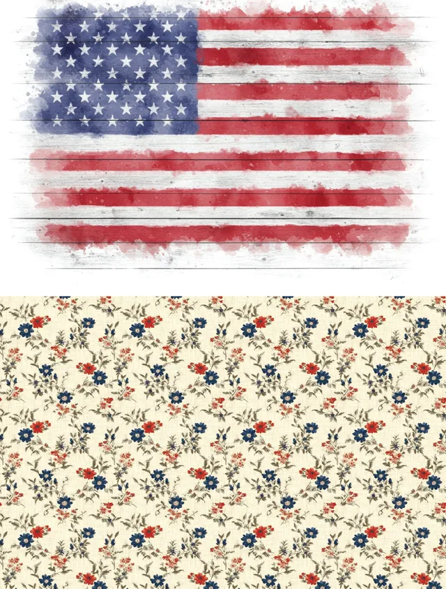 Dixie Belle America 250 hartie orez decoupage A2