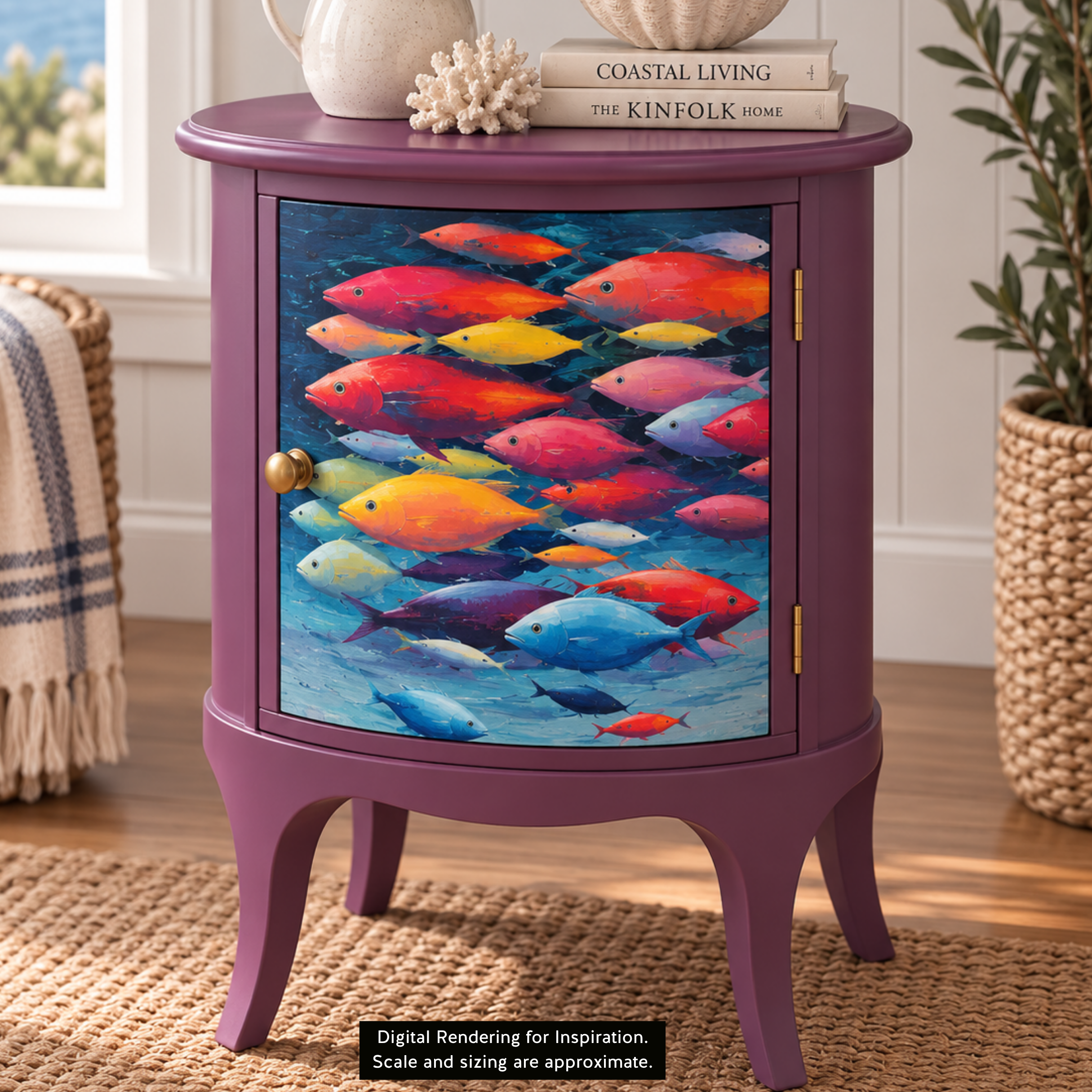 Dixie Belle Groovy Guppies hârtie decoupage A3