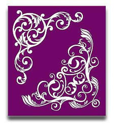 Dixie Belle Floral sablon serigrafie 3 buc 20x23 cm