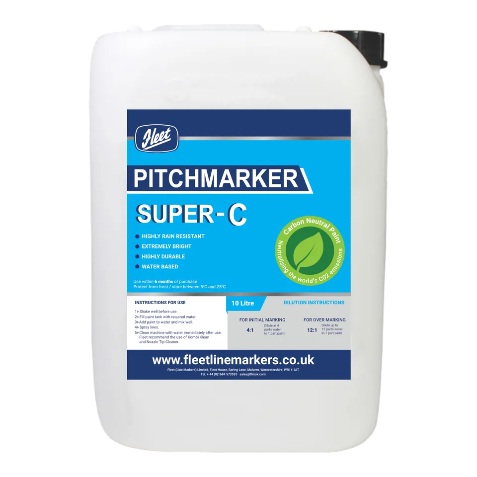 Fleet Pitchmarker Super C vopsea marcaj concentrată 10L albă