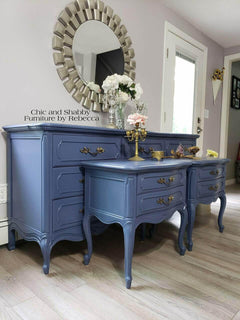 Dixie Belle Yankee Blue vopsea cretă 473 ml bleumarin mat