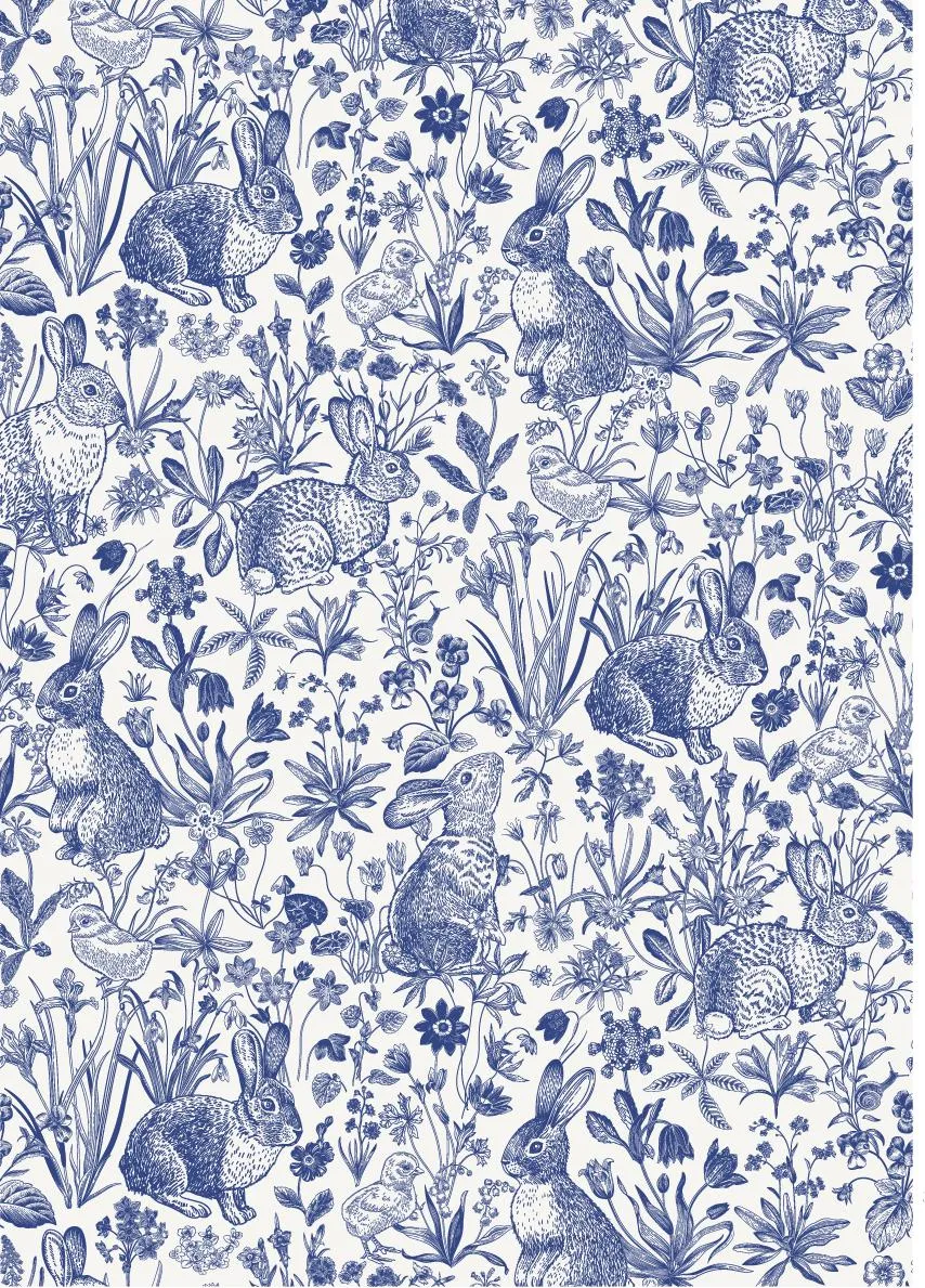 Dixie Belle Springtime Toile hârtie decoupage A3 albastră
