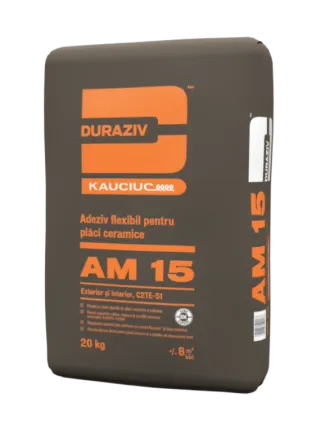Duraziv AM 15 adeziv flexibil gresie 20 kg cu Kauciuc