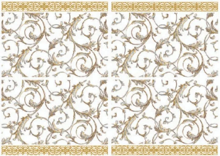 Dixie Belle Baroque Swirls transfer apa 4 coli ornament