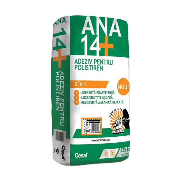 Cesal ANA 14+ adeziv polistiren armare cu fibre