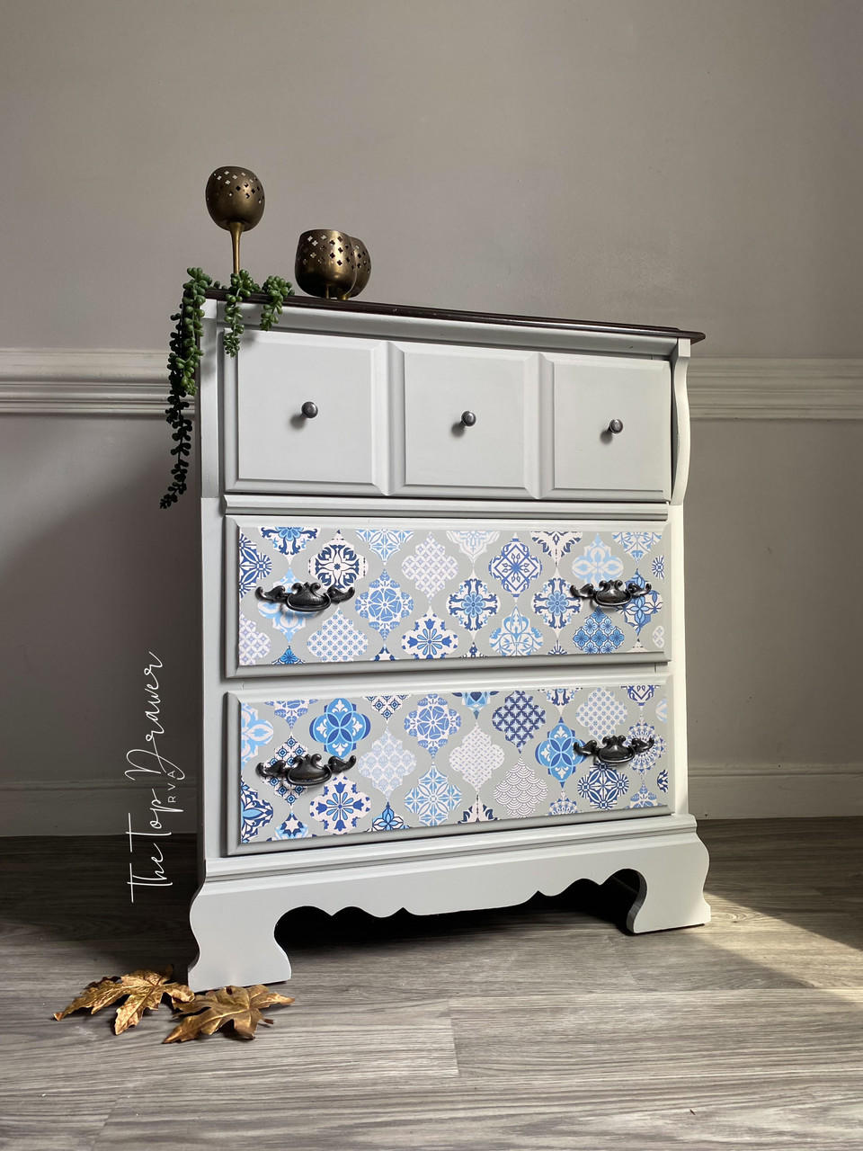 Dixie Belle Belles and Whistles Sapphire Sonata transfer decorativ 4 coli