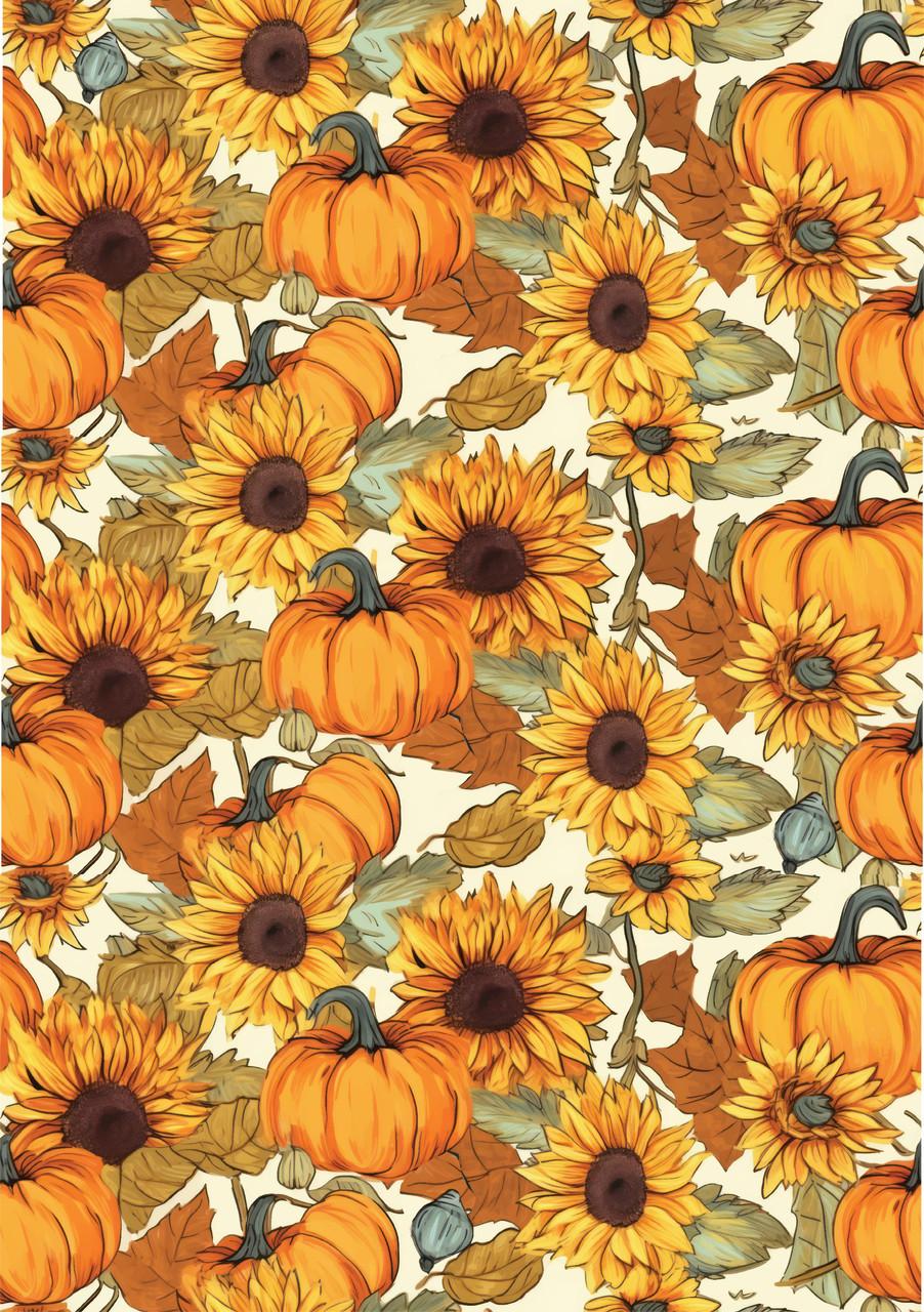 Dixie Belle Pumpkin Patch hartie decoupage A3 3 coli